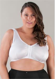 Comfy Support Everyday Front Closer Bra White