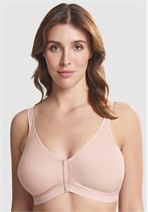 Wholesale Lillian Wirefree Back Smoothing Front Close Bra in Black