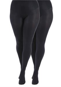 120D Opaque Tights Black (2 Pairs)