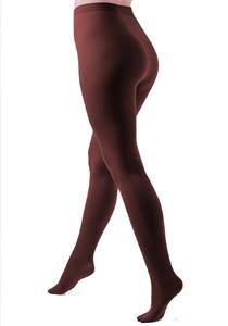 Plus Size 60 den Comfort Opaque Tights Burgundy