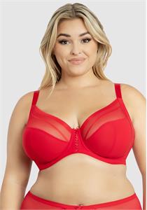 Parfait Shea Supportive Full Bust Plunge Bra Red