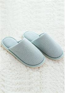 Waffle Texture Padded Sole Slide Slippers Jade
