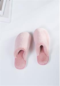 Women Faux-Fur Slide Slippers Pink