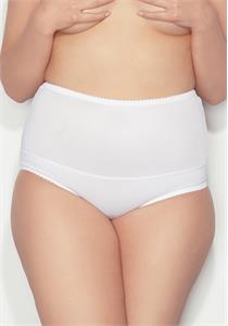 Handy Tummy Control Smooth Cotton Full Brief (White)