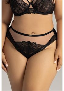 Floral Embroidered Lace Brief by Ava