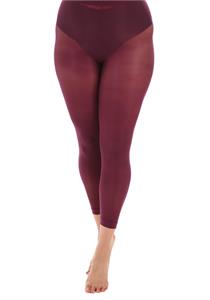 50D Opaque Footless Tights Damson - discontinued
