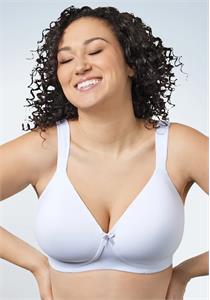 Brigitte Padded Wirefree T-Shirt Bra with Wide Straps Leading Lady