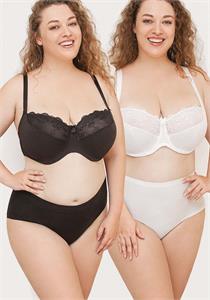 Pack of 2 Rita Lace Cup Underwire Balcony Bras