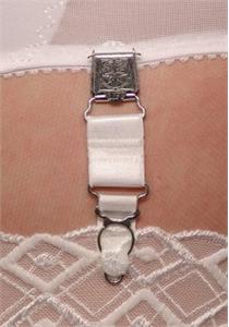 4 x Suspender Belts England White Bridal