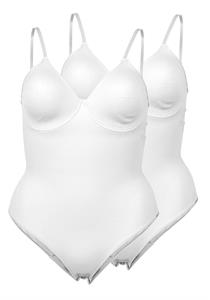 White Smooth Body Shaper 2Pk C Cup