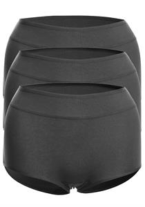 Cotton Full Brief Panty 3 Pack (Black)