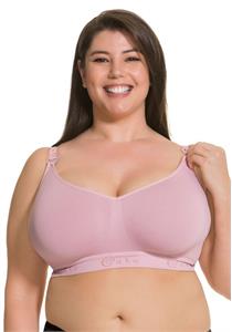 Sugar Candy Seamless Nursing Bra Larger Cups Pink, suits F - HH cups