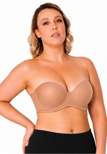 Padded Strapless Bra from QT (Beige)