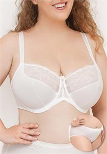 Brooke Underwired Lace Non-Padded Balcony Bra Set Ivory