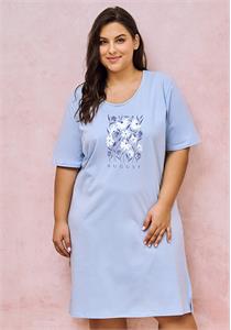 August Floral Cotton Nightdress Short Sleeves