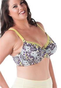 Lime Blast Full Cup Cotton Underwired Bra