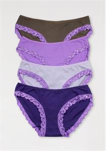 Cake Cotton Brief Bundle (Purple)