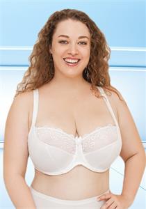 Rita Lace Cup Underwire Balcony Bra White