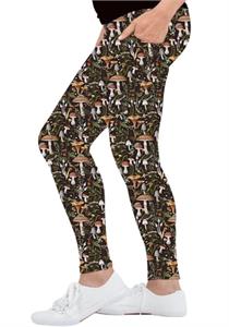 Yoga Pocket Leggings Morning Mushrooms