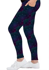 Yoga Pocket Leggings Druzy Mandala