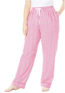 TIKTIK Womens Modal Pajama Set Comfy Sleepwear Short Sleeve Top with Pants Pjs Petite Plus Size S-4XL 