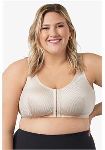 Marlene Silky Front-Closure Comfort Bra by Leading Lady