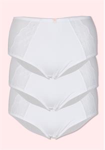 Brooke Women Lace Side Hipster 3 Pack (Ivory)