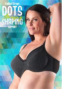 Polka Dot Underwired Non-Padded Bra