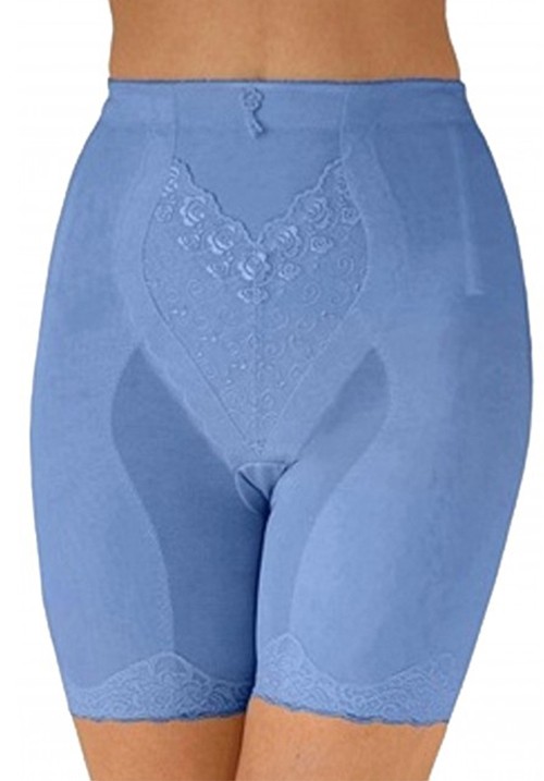 Super Firm Long Leg Panty Girdle Blue - Bessi