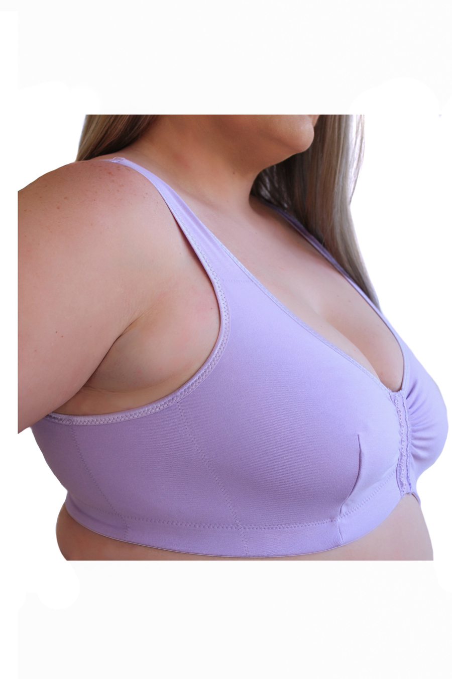 Cotton Front-Close Bra