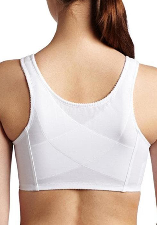 Exquisite Form Posture Cotton Non-Wired Front Hook Bra - Plus Size