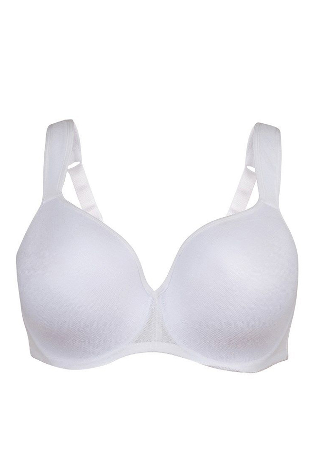 White Mould Plunge Bra - Bessi