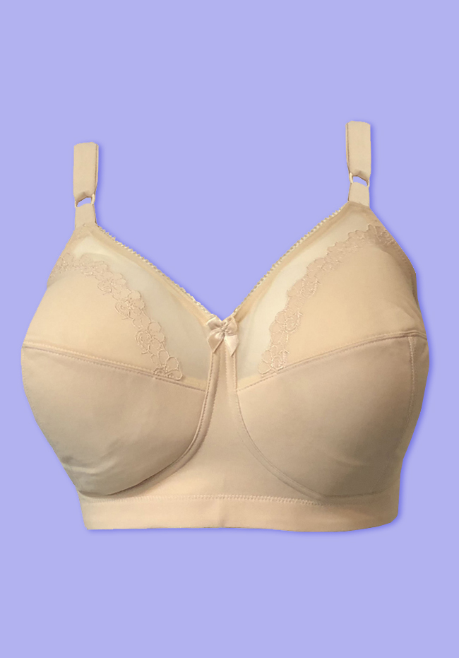 Cortland Embroidered Soft Cup Bra 7204 - Plus Size Bras