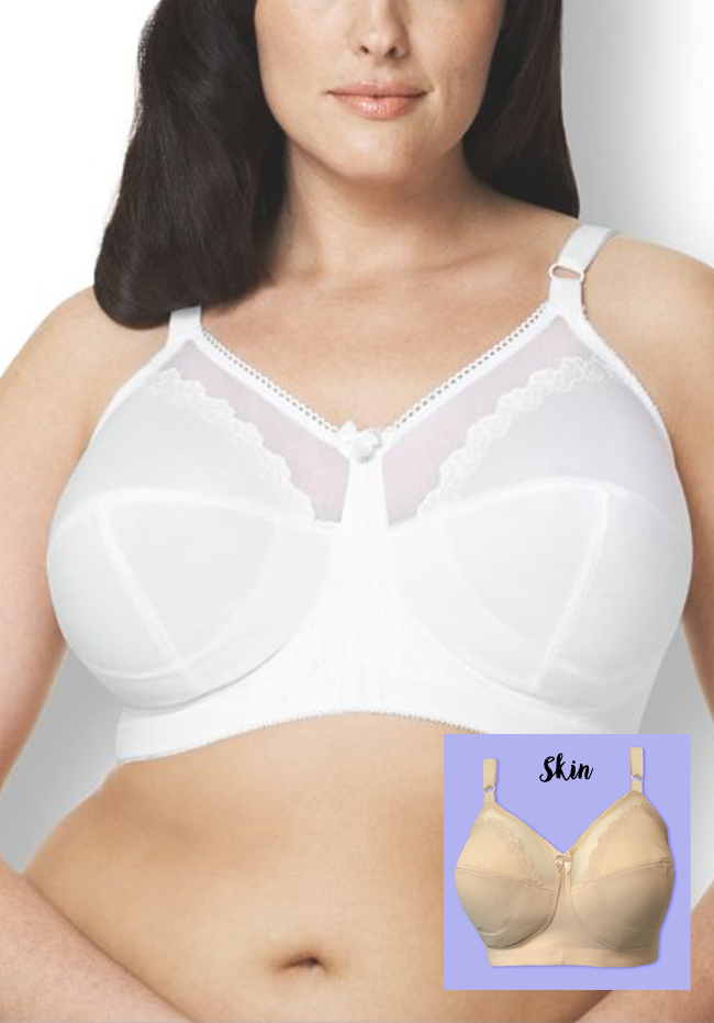 Cortland Embroidered Soft Cup Bra 7204 - Plus Size Bras