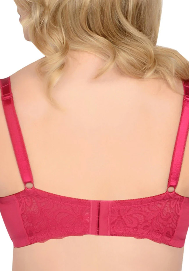 Lana Padded Corded Lace Bra - Plus Size Bras