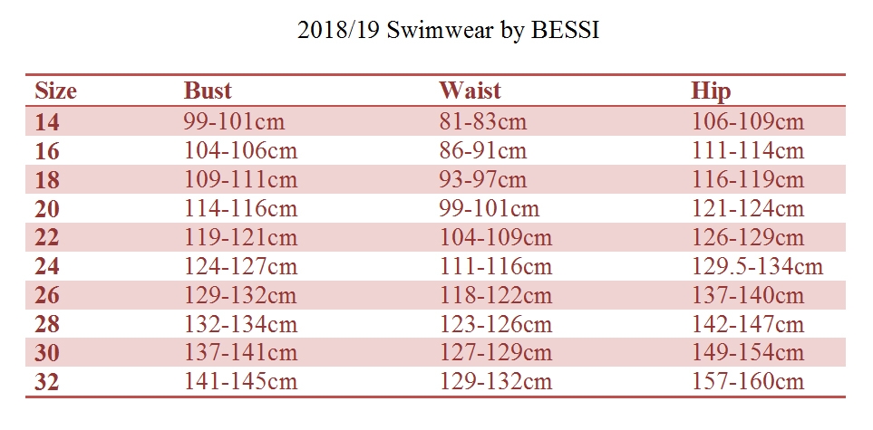 Size Guide Bessi